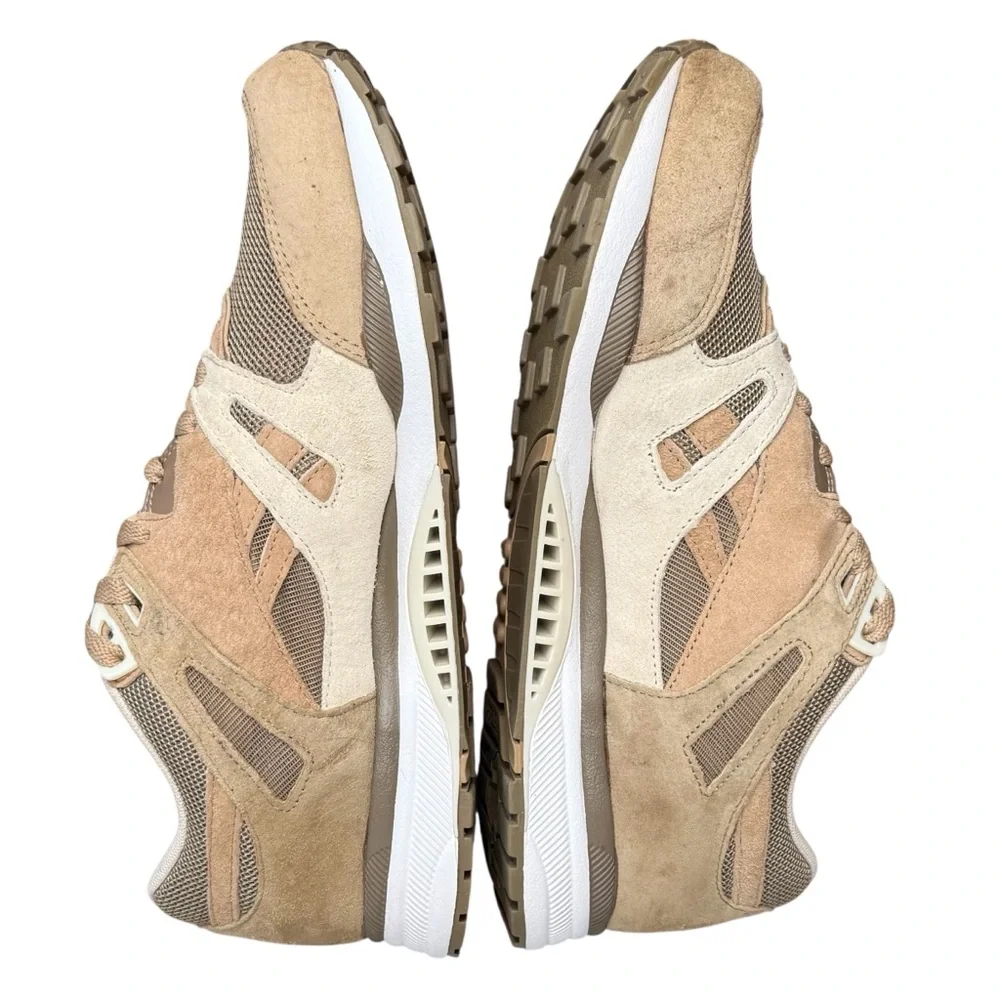 Reebok Ventilator Hexalite Men's Tan/Brown Suede & Mesh Sneakers Shoes Size 9
